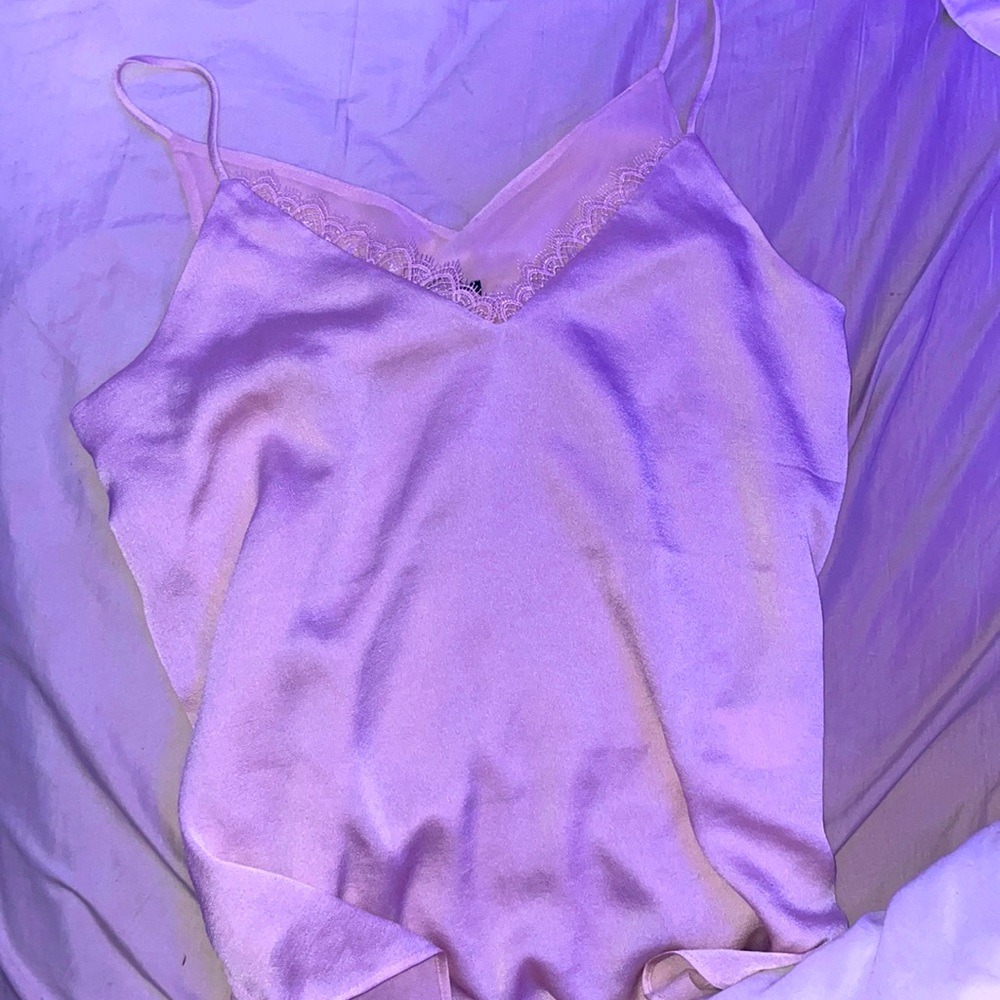 Express tank top silk lace